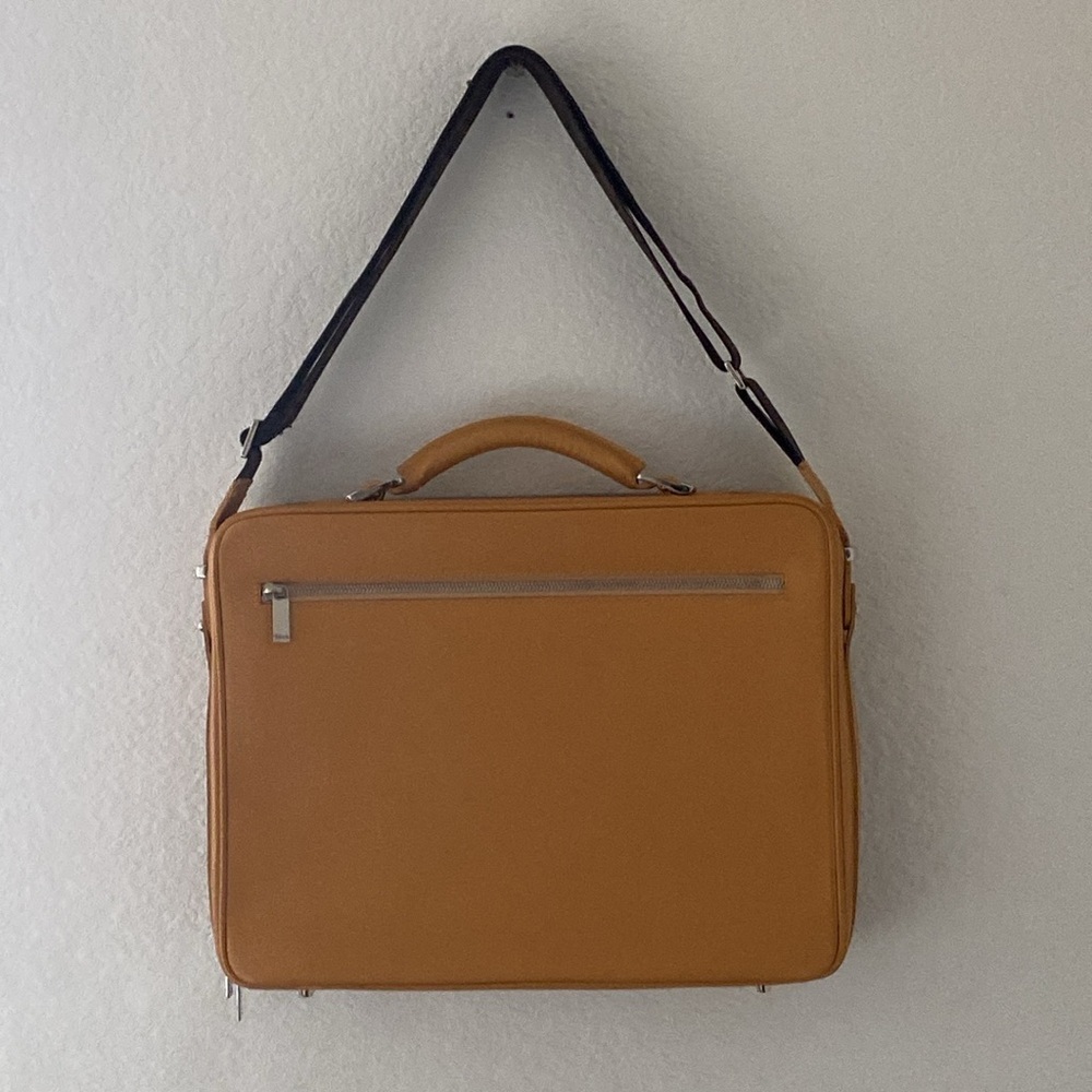 Giorgio Fedon Stylish Leather Briefcase. Made in Italy